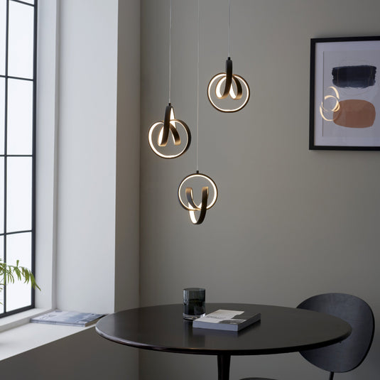 Endon Lighting 97623 Cosma 3lt Pendant - 34451