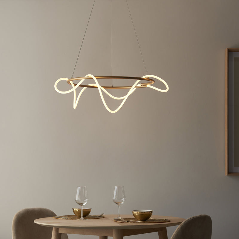 Load image into Gallery viewer, Endon Lighting 97631 Attalea 1lt Pendant - 34457
