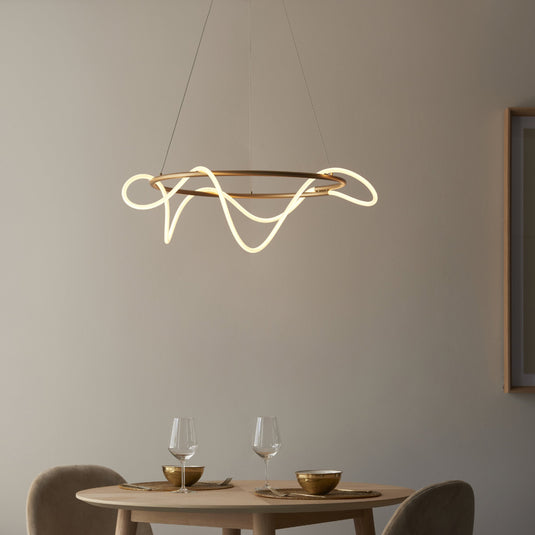 Endon Lighting 97631 Attalea 1lt Pendant - 34457