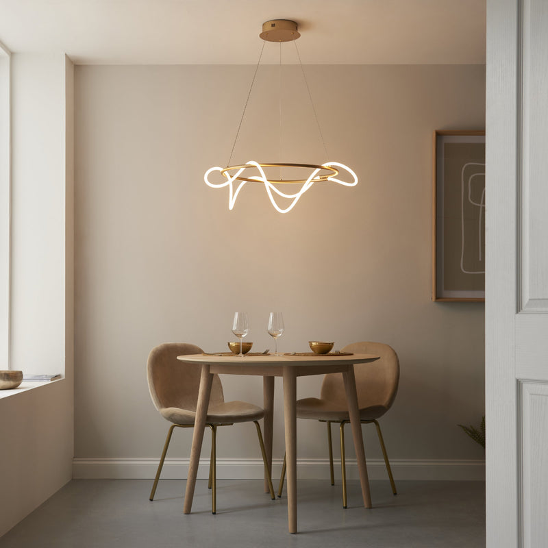 Load image into Gallery viewer, Endon Lighting 97631 Attalea 1lt Pendant - 34457
