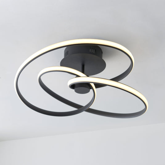 Endon Lighting 97633 Dune 1lt Semi flush - 34459