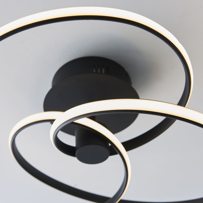 Load image into Gallery viewer, Endon Lighting 97633 Dune 1lt Semi flush - 34459
