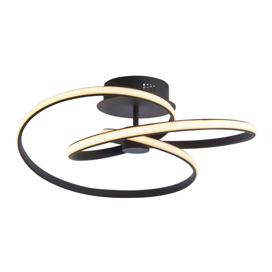 Endon Lighting 97633 Dune 1lt Semi flush - 34459