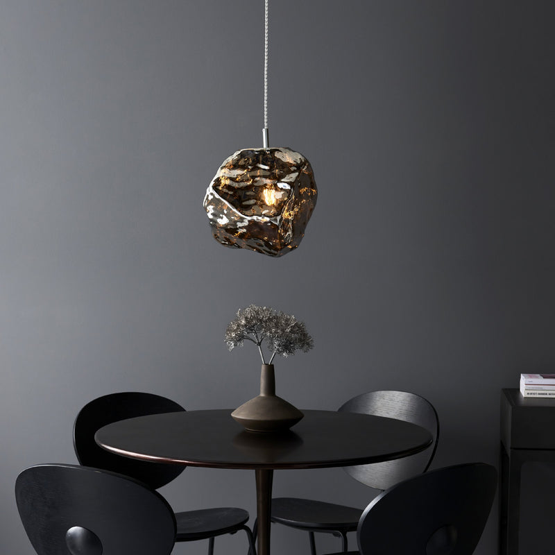 Load image into Gallery viewer, Endon Lighting 97654 Rock 1lt Pendant - 34460
