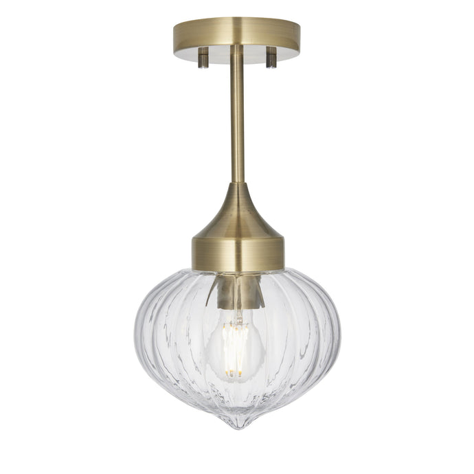 Endon Lighting 97684 Addington 1lt Semi flush - 34466