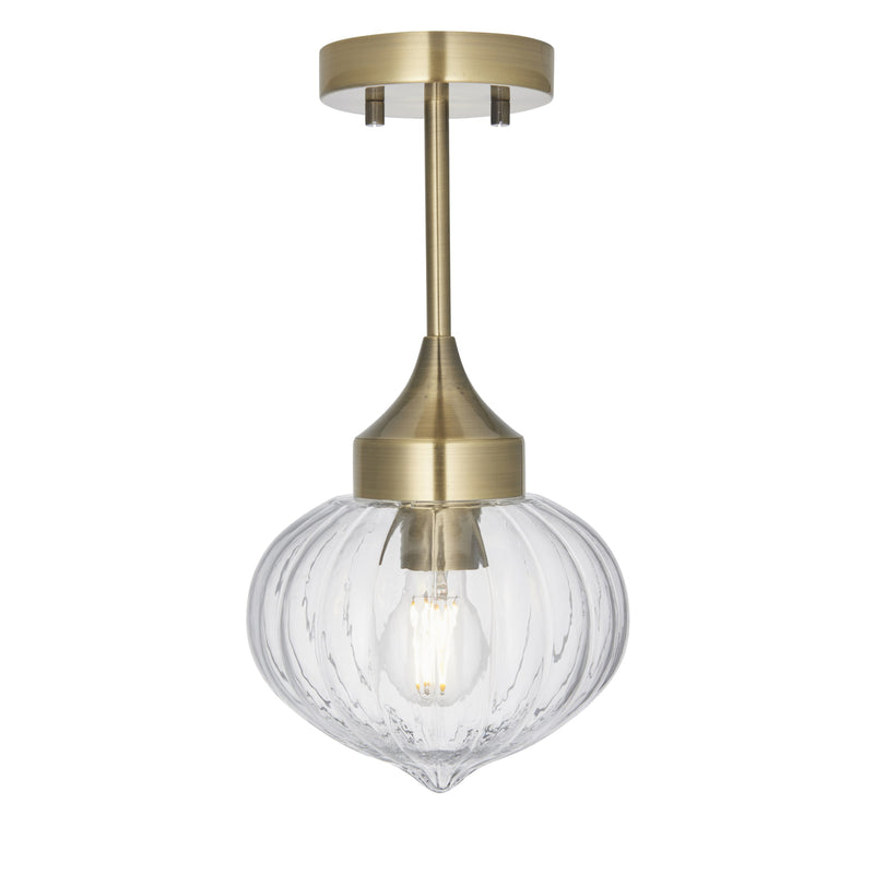 Load image into Gallery viewer, Endon Lighting 97684 Addington 1lt Semi flush - 34466
