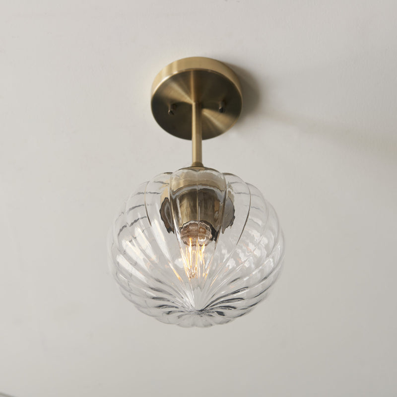 Load image into Gallery viewer, Endon Lighting 97684 Addington 1lt Semi flush - 34466

