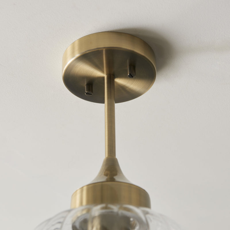 Load image into Gallery viewer, Endon Lighting 97684 Addington 1lt Semi flush - 34466
