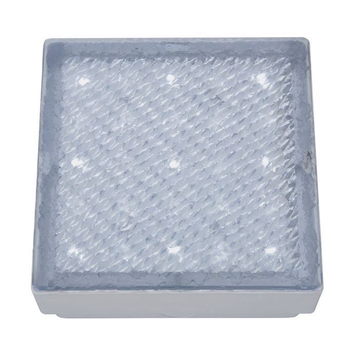 Searchlight 9914WH LED Outdoor&Indoor  Recessed Walkover Clear Small Square - White LED - 9862