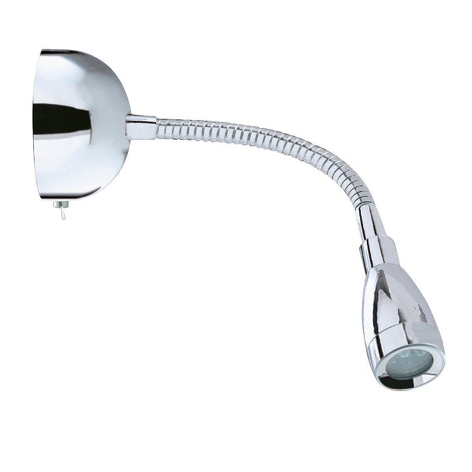 Searchlight 9917CC Flexi Wall LED Adjustable Wall Light -  LED Reading Light  - Chrome - 31711