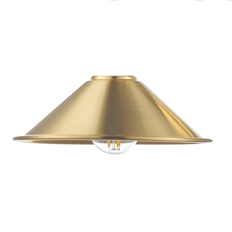 Load image into Gallery viewer, Dar Lighting ACC861 Accessory Metal Aged Brass E14 Shade Only - 34856
