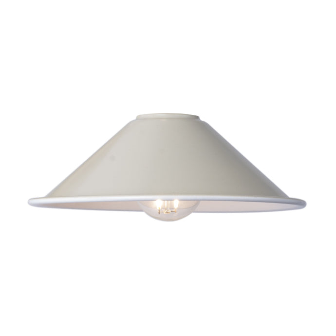 Dar Lighting ACC866 Accessory 1 Light Easy Fit Metal Shade Matt Cashmere/Taupe 18Cm - 36855