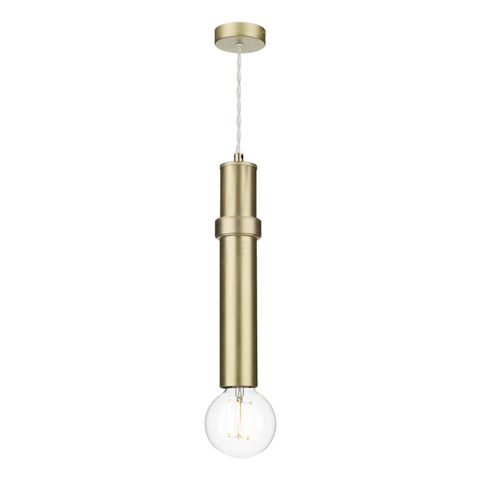 David Hunt Lighting ADL0140 Adling 1 Light Pendant in Butter Brass