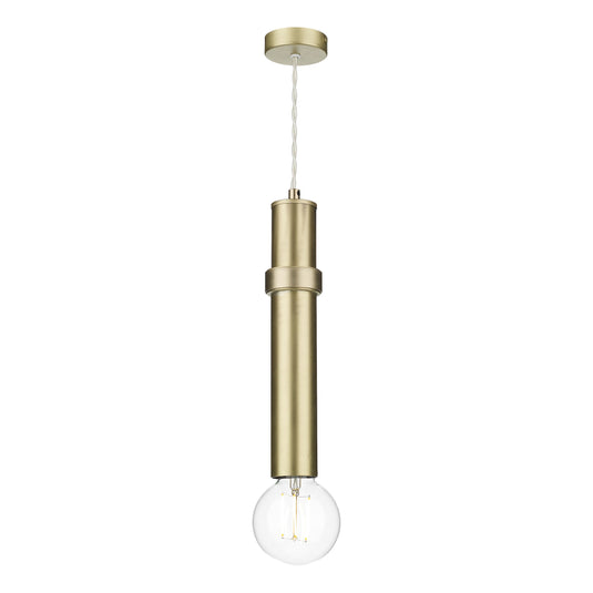 David Hunt Lighting ADL0140 Adling 1 Light Pendant in Butter Brass