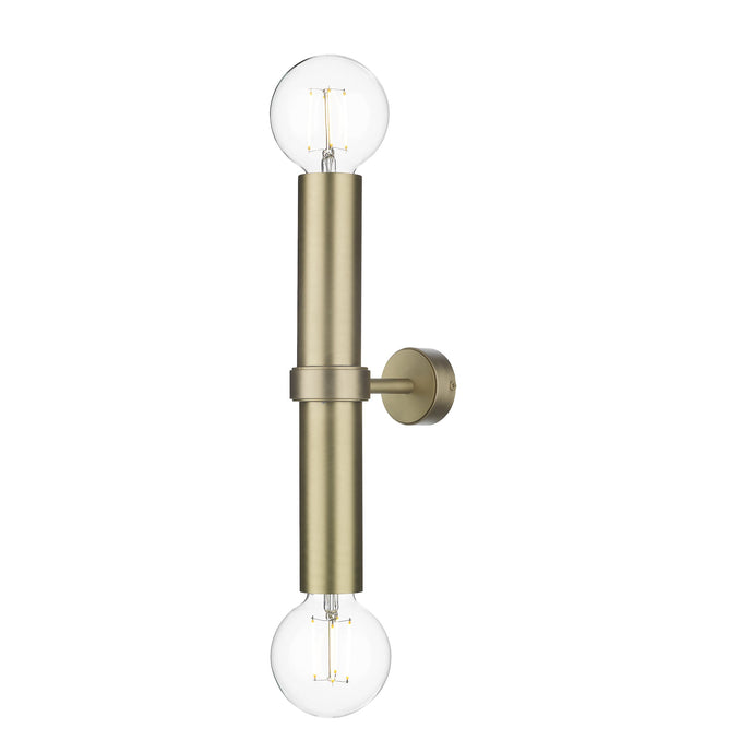 David Hunt Lighting ADL0940 Adling Double wall Light in Butter brass