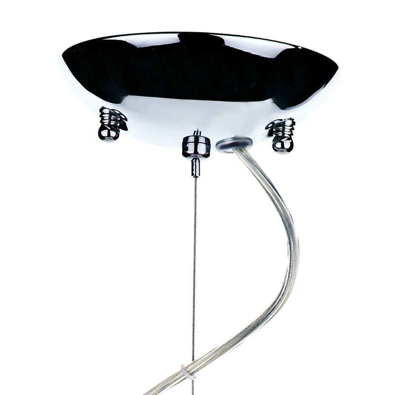 Load image into Gallery viewer, Dar Lighting ADR0550 Adriatic 5 Light Pendant Polished Chrome and Faceted Crystal - 16417
