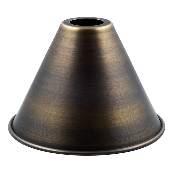 David Hunt Lighting AG75 VERONA metal candle clip shade in antique brass