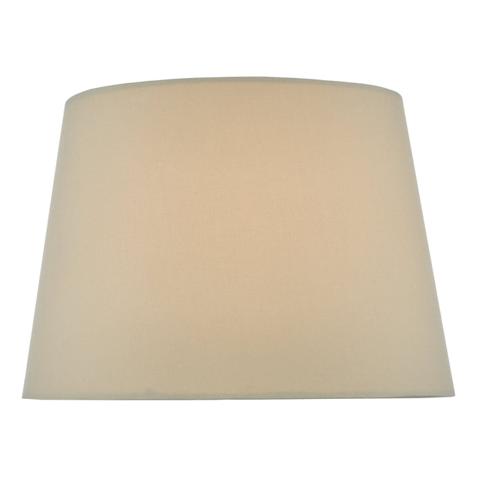 Dar Lighting ALI1229 Alina Taupe Faux Silk Tapered Drum Shade 26cm - 36858