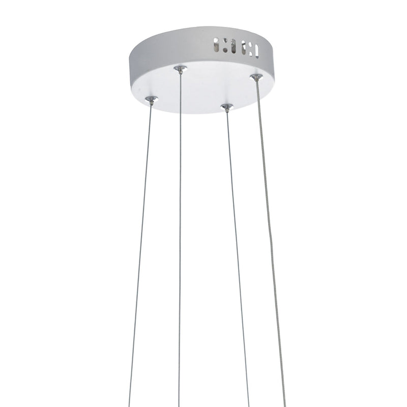 Load image into Gallery viewer, Dar Lighting ALO862 Alonsa Pendant Large White LED - 24805
