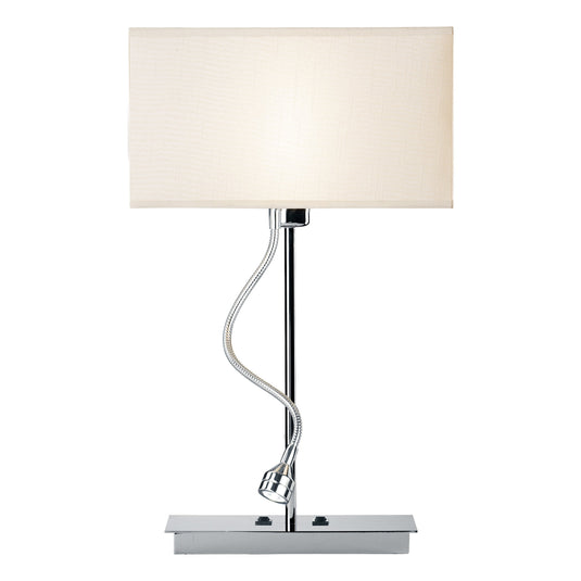 Dar Lighting AMA4050 Amalfi Table Lamp Rectangular LED Base Only - 19667