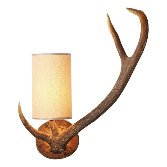 David Hunt Lighting ANT0729R Antler Wall Light Right Hand complete with Shade