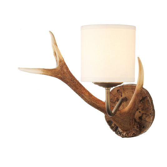 David Hunt Lighting ANT0729S Antler Wall Light Small complete with Shade