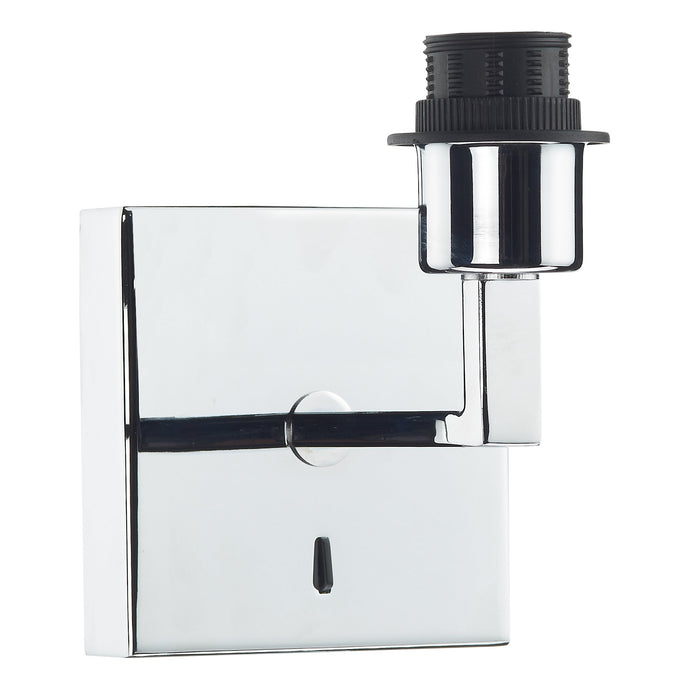 Dar Lighting ANV0750F Anvil Wall Bracket Fixed Arm Base Only Polished Chrome - 34882