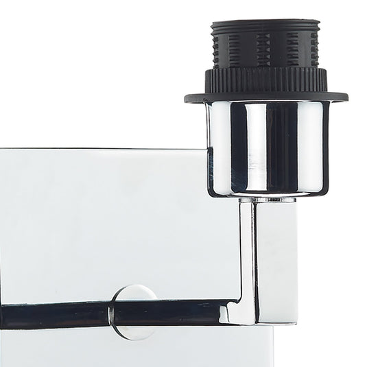 Dar Lighting ANV0750F Anvil Wall Bracket Fixed Arm Base Only Polished Chrome - 34882