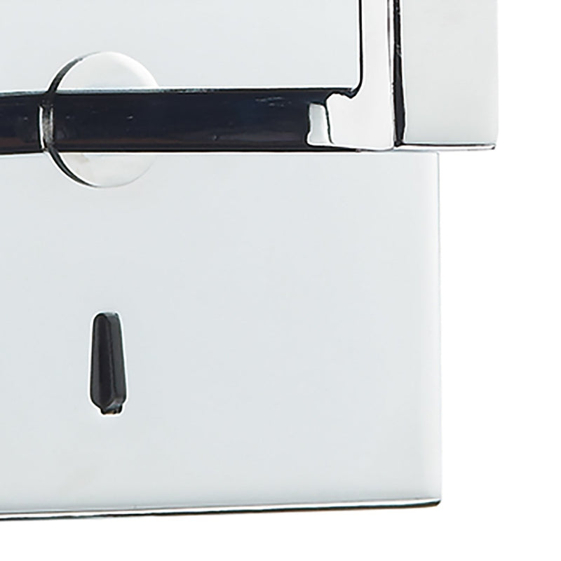 Load image into Gallery viewer, Dar Lighting ANV0750F Anvil Wall Bracket Fixed Arm Base Only Polished Chrome - 34882
