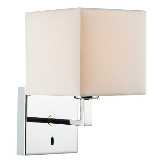 Dar Lighting ANV0750F Anvil Wall Bracket Fixed Arm Base Only Polished Chrome - 34882