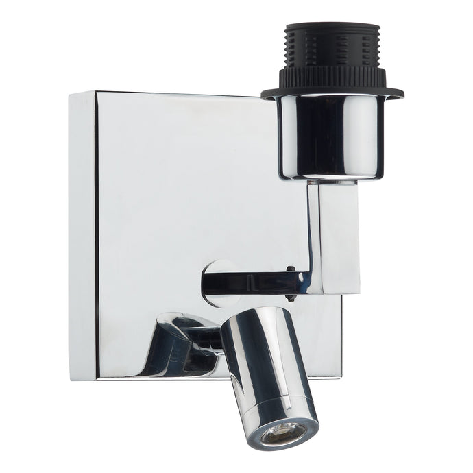 Dar Lighting ANV0750L Anvil Wall Bracket With LED Base Only Polished Chrome - 34883