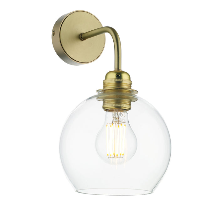 David Hunt Lighting APO0740 APOLLO Single wall light in butter brass DHL