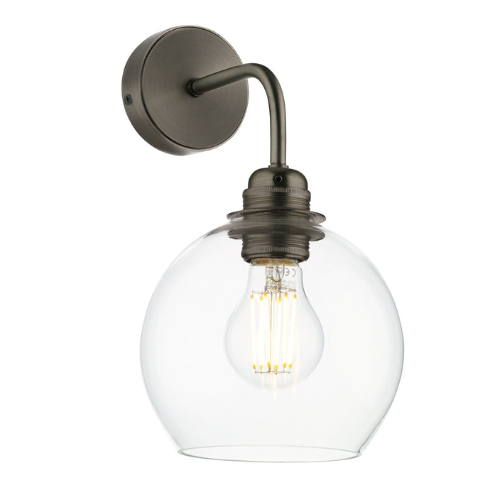 David Hunt Lighting APO0775 APOLLO Single wall light in antique brass DHL