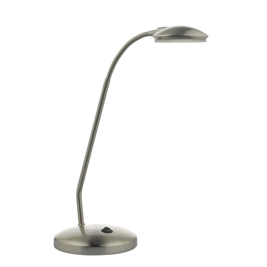 Dar Lighting ARI4046 Aria Task Lamp Satin Chrome LED - 37109