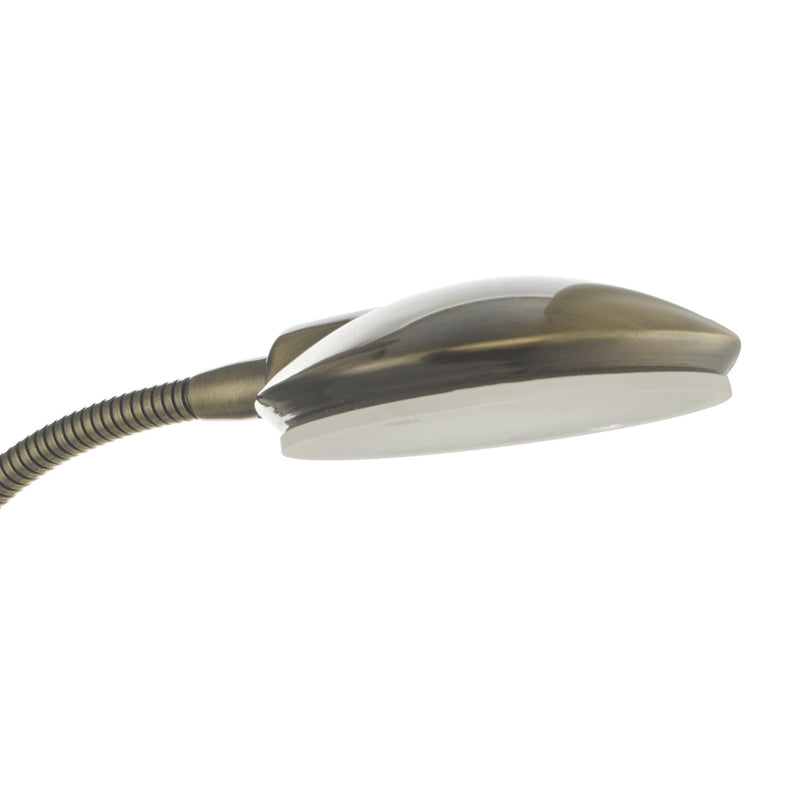 Load image into Gallery viewer, Dar Lighting ARI4075 Aria Task Lamp Antique Brass LED - 37110
