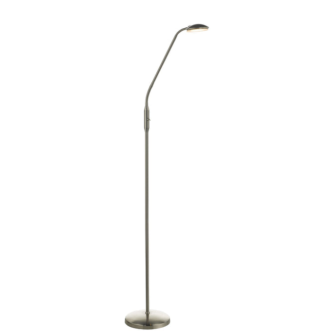 Dar Lighting ARI5546 Aria Floor Lamp Satin Chrome LED - 23906