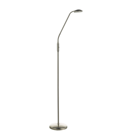 Dar Lighting ARI5546 Aria Floor Lamp Satin Chrome LED - 23906