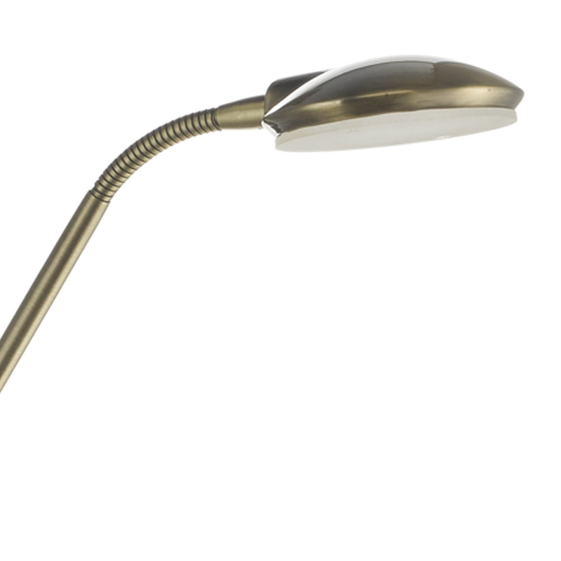 Load image into Gallery viewer, Dar Lighting ARI5575 Aria Floor Lamp Antique Brass LED - 23905
