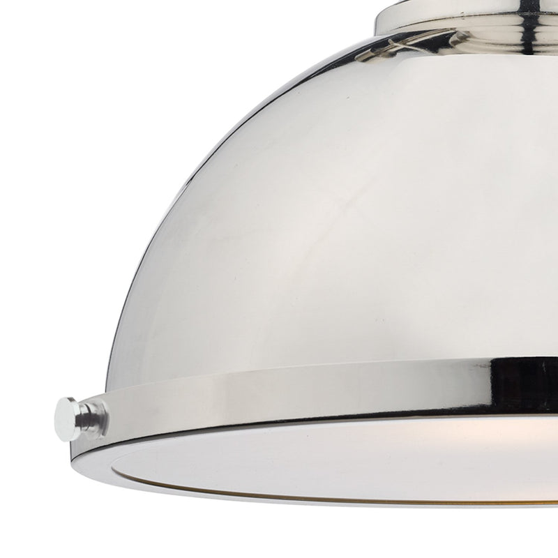 Load image into Gallery viewer, Dar Lighting ARO0138 Arona 1 Light Pendant Polished Chrome - 34891
