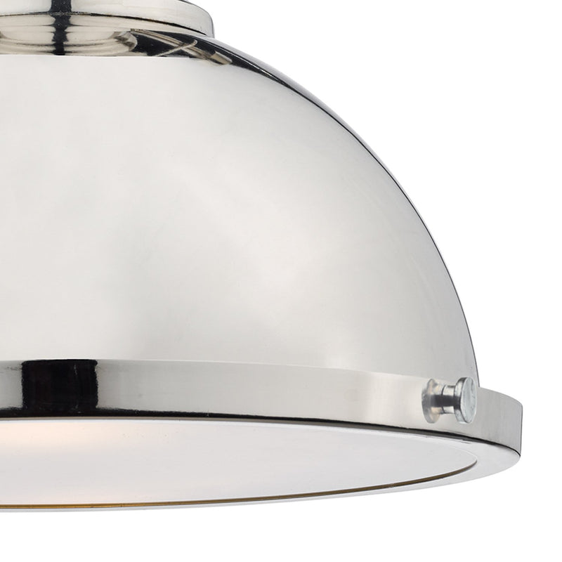 Load image into Gallery viewer, Dar Lighting ARO0138 Arona 1 Light Pendant Polished Chrome - 34891
