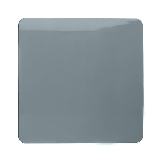 Trendi Switch ART-BLKCG, Artistic Modern 1 Gang Blanking Plate Cool Grey Finish, BRITISH MADE, (25mm Back Box Required), 5yrs Warranty - 53688