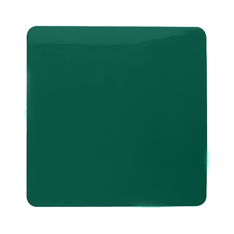 Load image into Gallery viewer, Trendi Switch ART-BLKDG, Artistic Modern 1 Gang Blanking Plate Dark Green Finish, BRITISH MADE, (25mm Back Box Required), 5yrs Warranty - 53692
