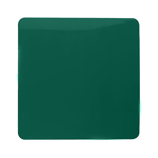 Trendi Switch ART-BLKDG, Artistic Modern 1 Gang Blanking Plate Dark Green Finish, BRITISH MADE, (25mm Back Box Required), 5yrs Warranty - 53692