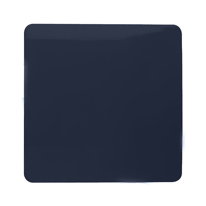 Load image into Gallery viewer, Trendi Switch ART-BLKNV, Artistic Modern 1 Gang Blanking Plate Navy Blue Finish, BRITISH MADE, (25mm Back Box Required), 5yrs Warranty - 53696
