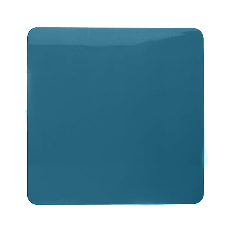 Load image into Gallery viewer, Trendi Switch ART-BLKOB, Artistic Modern 1 Gang Blanking Plate Ocean Blue Finish, BRITISH MADE, (25mm Back Box Required), 5yrs Warranty - 53697
