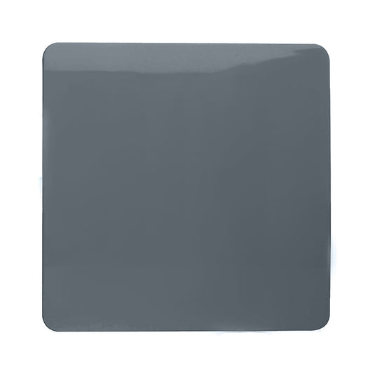 Trendi Switch ART-BLKWG, Artistic Modern 1 Gang Blanking Plate Warm Grey Finish, BRITISH MADE, (25mm Back Box Required), 5yrs Warranty - 53703