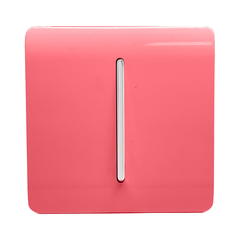 Load image into Gallery viewer, Trendi Switch ART-SS2SB, Artistic Modern 1 Gang 2 Way 10 Amp Rocker Strawberry Finish, BRITISH MADE, (25mm Back Box Required), 5yrs Warranty - 54009

