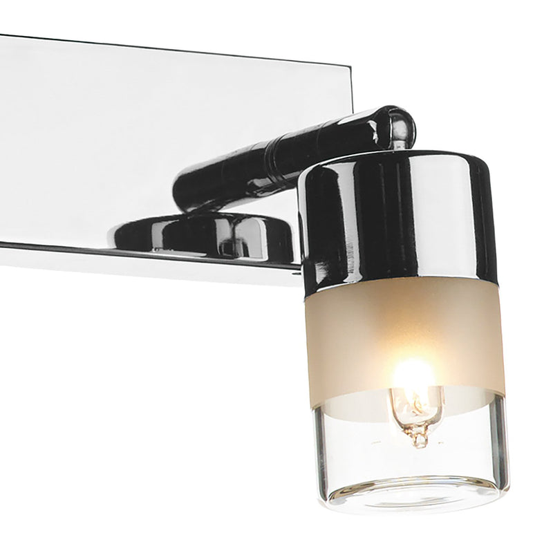 Load image into Gallery viewer, Dar Lighting ART7750 Artemis Double Wall Bracket Polished Chrome IP44 - 34894
