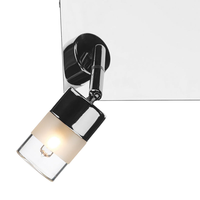 Load image into Gallery viewer, Dar Lighting ART8550 Artemis 4 Light Plate Spotlight Polished Chrome IP44 - 20679
