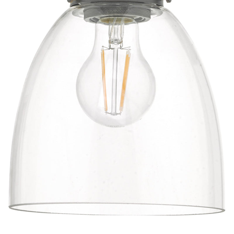 Load image into Gallery viewer, Dar Lighting ARV0161 Arvin Pendant Antique Chrome &amp; Glass - 29956

